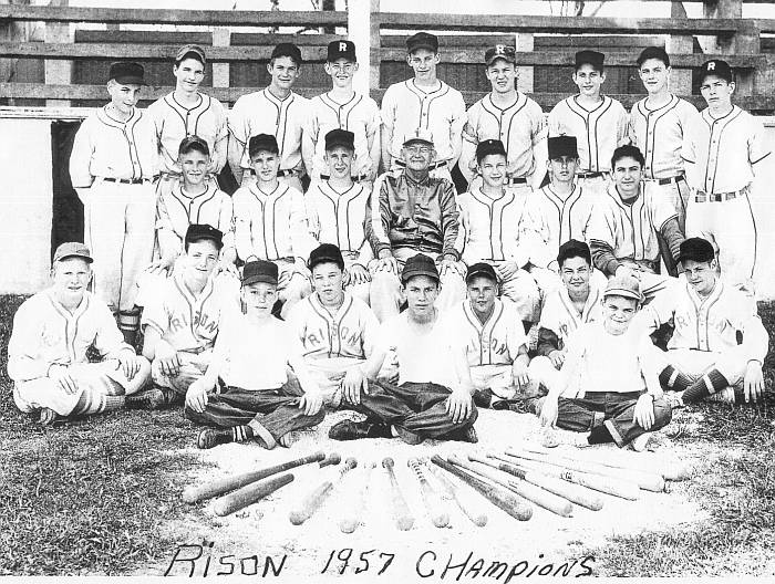 Rison School Junior (?) Baseball Champs 1957