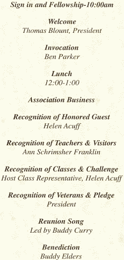 2004 Rison Reunion Program