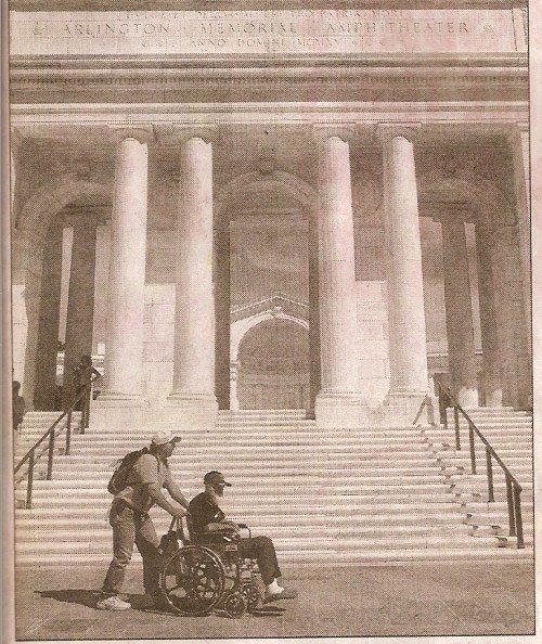 2010 - Herman Hunt at The Last Honor Flight in Washington DC