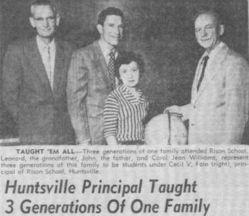 Three Generations Taught By Cecil Fain