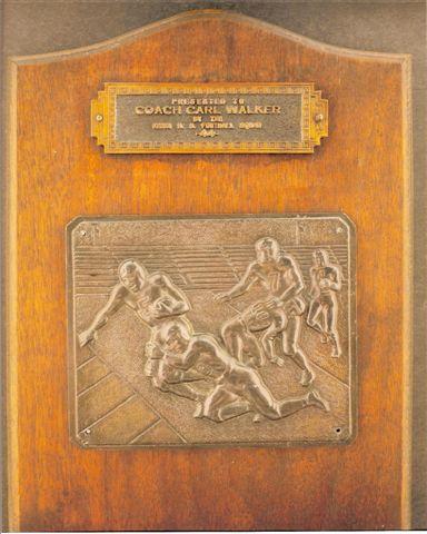 Award to Carl Walker, 1944