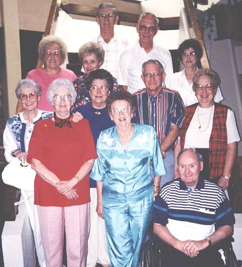 Class of 1946 at their 48th reunion at Logan Martin Lake in 1994